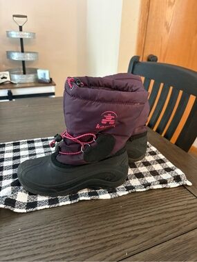 Kamik Kids Purple and Pink Winter Boots